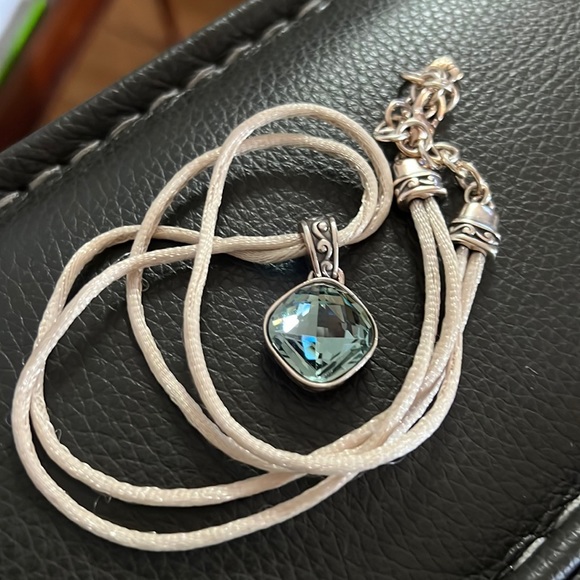 Brighton light green Venus necklace.ring set. - Picture 2 of 7